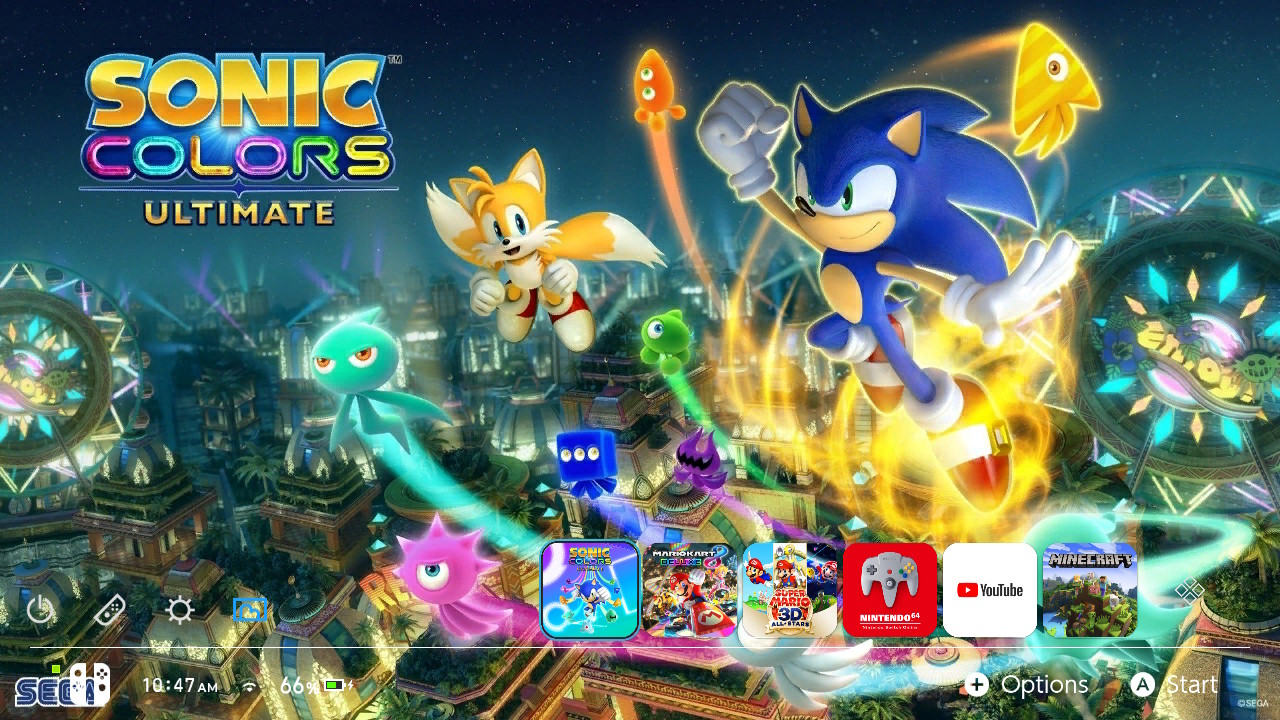 Sonic Colors Ultimate Home Menu Themes Themezer