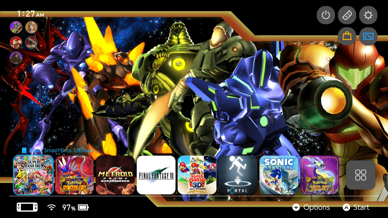 Metroid Prime Hunters Home Home Menu Themes Themezer