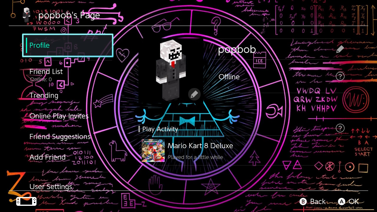 Bill Cipher User Page Themes Themezer