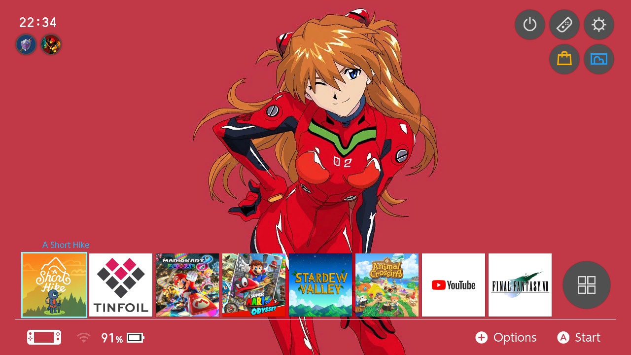 Neon Genesis Home Screen Home Menu Themes Themezer