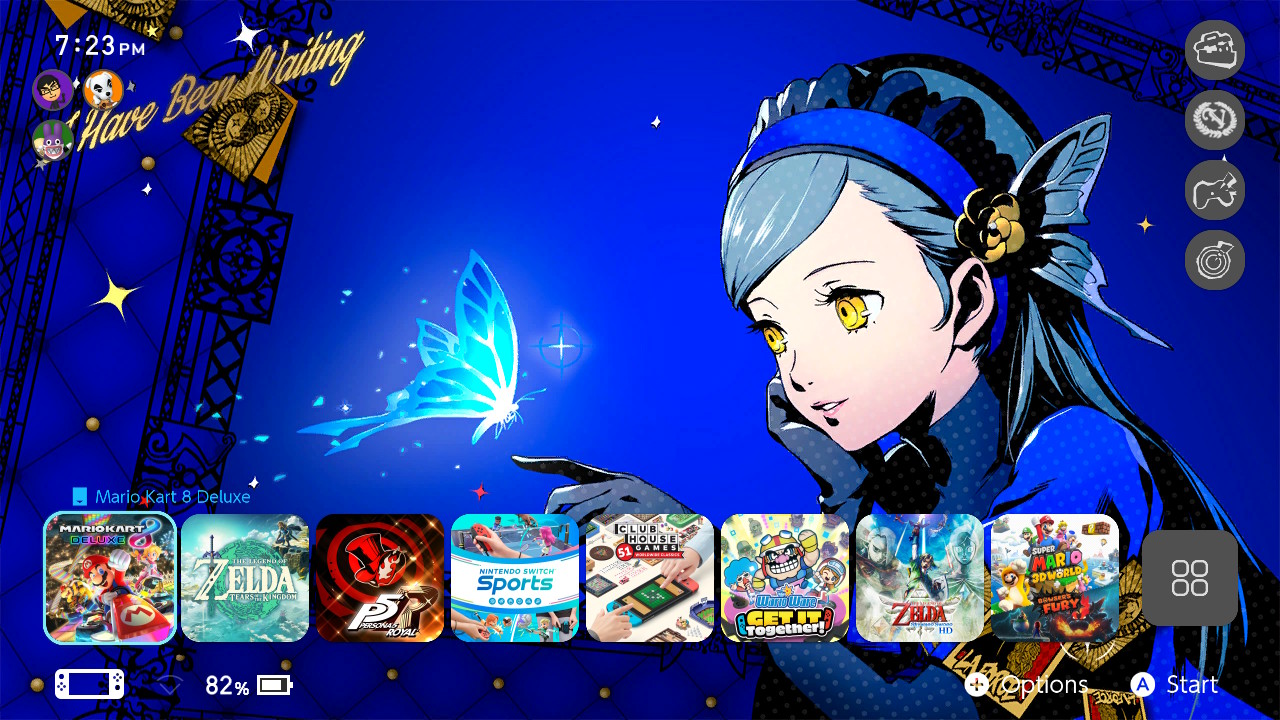 Persona 5 Royal Lavenza trophy reward theme Switch | Packs | Themezer